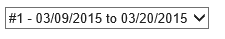 Session DropDown